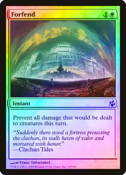Forfend FOIL Morningtide NM White Common MAGIC THE GATHERING MTG CARD ABUGames - Image 1