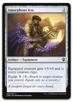 Amorphous Axe #295 (NM) Commander Legends CMR Magic MTG - Image 1