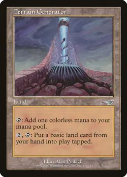 Terrain Generator Nemesis NM Land Uncommon MAGIC THE GATHERING CARD ABUGames - Image 1