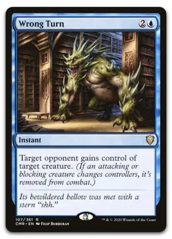 Wrong Turn #107 (NM) Commander Legends CMR Magic MTG - Image 1