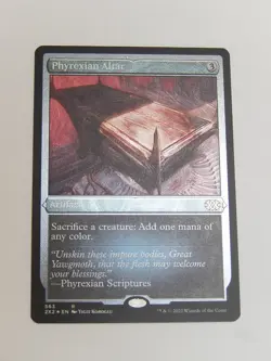 MTG Magic The Gathering PHYREXIAN ALTAR Etched FOIL Double Masters NM MINT! - Image 2