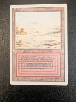 Magic/MTG Badlands / Odland, Revised/3ED - Excellent/near mint , Rare, English - Image 1