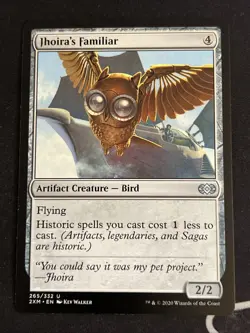 1x Jhoira's Familiar (265) Double Masters LP MTG Magic the Gathering x1 MKE - Image 1