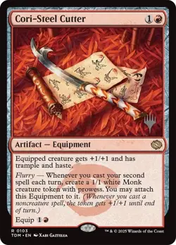 MTG Cori-Steel Cutter Tarkir Dragonstorm Promo Pack NM - Image 1