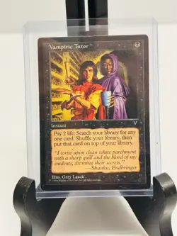 Magic The Gathering Vampiric Tutor Visions Regular MTG - Image 2