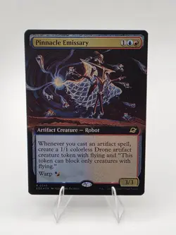 1x Pinnacle Emissary, Extended Art Foil, Magic MTG NM - Image 1
