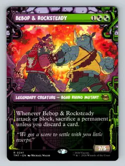 Bebop & Rocksteady (Showcase) R Teenage Mutant Ninja Turtles 241 NM - Image 1
