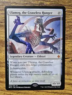 Ulamog, Ceaseless Hunger - Mythic NM - MTG Eldrazi BFZ - Regular - ⚔B&B - Image 1
