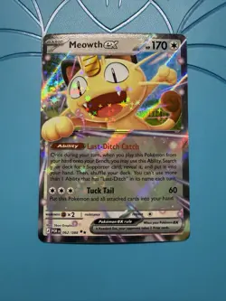 Pokemon TCG- Meowth EX 062/088 Perfect Order NM - Image 1