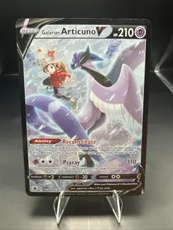 Pokemon Galarian Articuno V Ultra Rare SWSH10: Astral Radiance TG16/TG30 A LP - Image 1