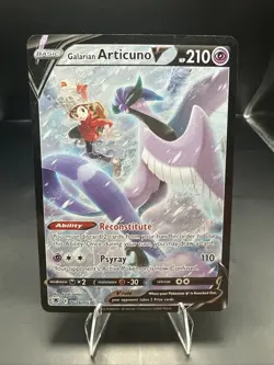 Pokemon Galarian Articuno V Ultra Rare SWSH10: Astral Radiance TG16/TG30 A LP - Image 2
