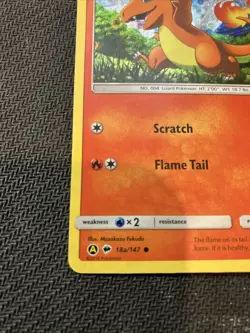 2018 Pokemon Charmander HOLO RARE Promo Alternate Art - 18a/147 - Image 3