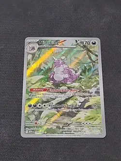 Pokemon 151 "Nidoking" 174/165 / Illustration Rare / Near Mint - Image 1