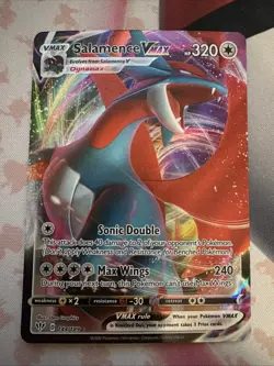 Pokemon Darkness Ablaze Salamence VMAX 144/189 Ultra Rare *Read Descrip* - Image 1