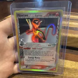Pokemon Mewtwo Delta Species 12/113 Holo Rare Reverse Holo 70HP English - Image 1