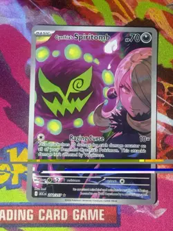 *MINT* Cynthia's Spiritomb 244/217 ASC EN Illustration Rare Full Art Pokemon - Image 1