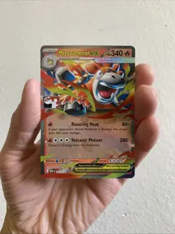 Mega Camerupt Ex 022/132 NM - Prize Pack Series 8 - Play! Pokemon Stamped - Image 1