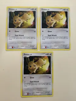 3x Eevee 63/100 Majestic Dawn Regular Pokemon LP - Image 1