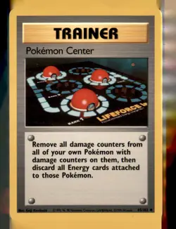 Pokemon Center Uncommon Base Set 085/102 MP - Image 1