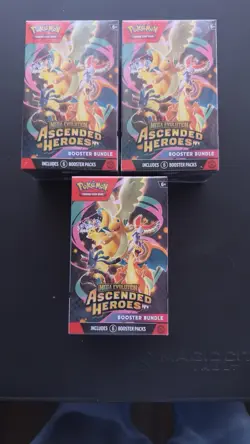 Pokemon- Ascended Heroes Booster Bundle - Lot of 3 Sealed - Image 1