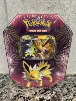 Pokemon 2019 Jolteon GX Elemental Power Tin Sealed - Image 1