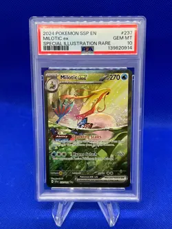 Pokemon Surging Sparks Milotic ex #237 237/191 Special Illustration Rare PSA 10 - Image 1
