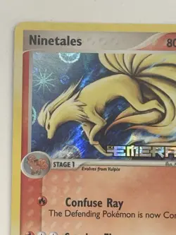 Pokemon TCG Ninetales 38/106 Emerald Reverse Holo Stamp - Image 2