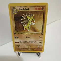 Pokemon Sandslash 41/62 Fossil Uncommon Regular 1st Edition 70 HP 1999 English - Image 1