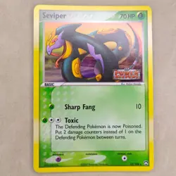 2007 Pokemon TCG Seviper EX Power Keepers 23/108 Holo Rare Stamped Near Mint - Image 1