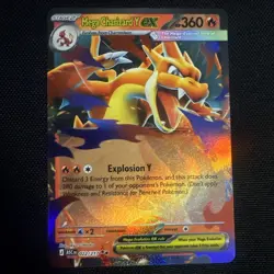 Mega Charizard Y EX 022/217 Ascended Heroes English Pokemon TCG - Image 1