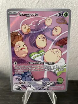 2024 Pokemon Exeggcute Illustration Rare S&V: Surging Sparks 192/191 - Image 1