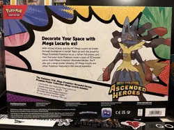 Pokemon TCG Mega Evolution—Ascended Heroes Mega Lucario ex Poster Box Promo - Image 2