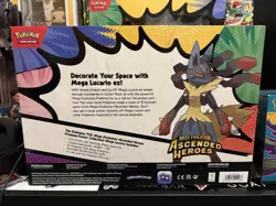 Pokemon TCG Mega Evolution—Ascended Heroes Mega Lucario ex Poster Box Promo - Image 4