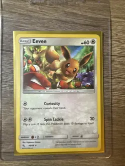 Pokemon TCG Eevee Hidden Fates 48/68 Holo Rare Never Played - Image 3