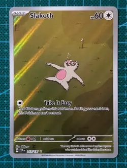 Pokemon TCG Slakoth 212/191 Illustration Rare S&V: Surging Sparks English - Image 1