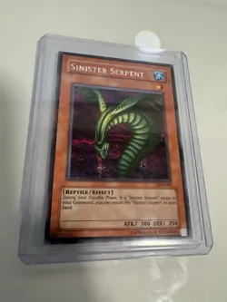 Yu-Gi-Oh! TCG Sinister Serpent SDD-002 Limited Secret Rare Card NM/LP Condition - Image 3