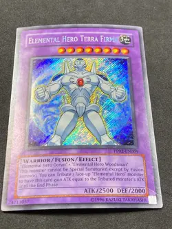 YuGiOh-Elemental Hero Terra Firma - PP02-EN009 - Secret Rare Yugioh HP/MP - Image 1