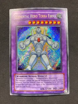 YuGiOh-Elemental Hero Terra Firma - PP02-EN009 - Secret Rare Yugioh HP/MP - Image 2