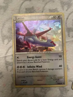 Latios and Latias HGSS10 + HGSS11- NM/LP- Black Star Promo Holo rare Pokemon - Image 2