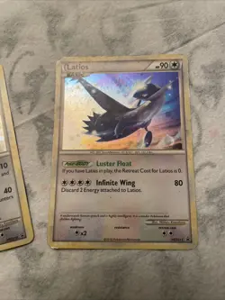 Latios and Latias HGSS10 + HGSS11- NM/LP- Black Star Promo Holo rare Pokemon - Image 3