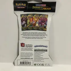 Pokemon TCG Sword & Shield Darkness Ablaze Sleeved Booster Pack 820650807138 - Image 2