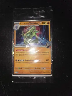 Team Rocket's Tyranitar (Pokemon Center Exclusive) 096/182 Sealed - Image 2