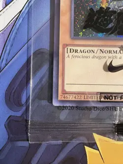 Yugioh Red-Eyes Black Dragon Nike Worlds Promo NKC1-EN002 2025 No Jump magazine - Image 2