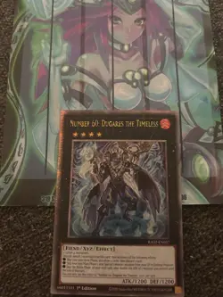 Yugioh 1x Number 60: Dugares the Timeless QCR Quarter Century RA02-EN037 1st NM - Image 1
