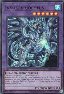 Yugioh Asia English Invoked Cocytus SLF1-AE024 Super Rare - Image 1