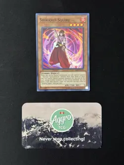 Shiranui Squire - Yugioh SAST-EN019 Unlimited Super Rare NM - Image 1