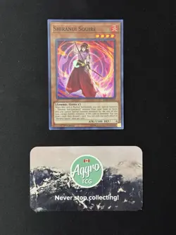 Shiranui Squire - Yugioh SAST-EN019 1st Edition Super Rare NM - Image 1