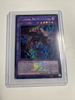 Azamina Mu Rcielago Yugioh 25LP-EN011 Emblazoned Secret Rare - Image 1