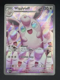 Pokemon TCG Wigglytuff 105/094 Phantasmal Flames Illustration Rare NM - Image 1
