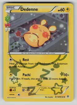 Dedenne RC10/RC32 Generations Holo Pokemon NM - Image 1